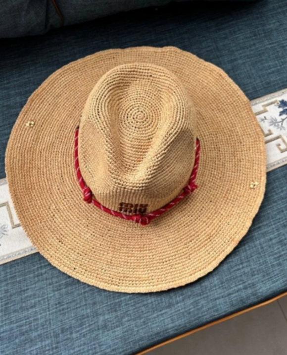 MIU MIU summer straw hat main image 2